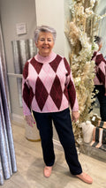 Argyle Turtle Neck