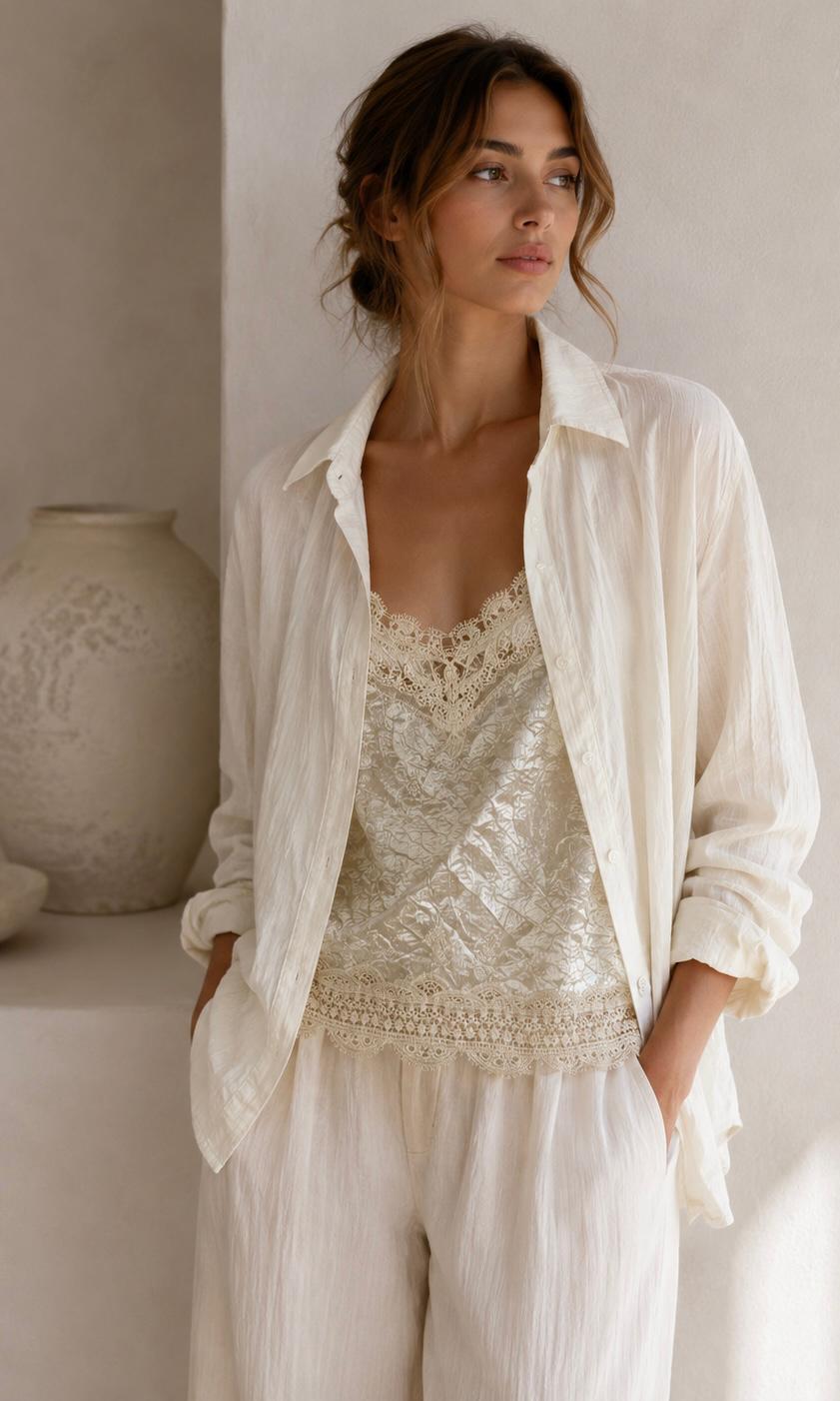 Genevieve Crinkle Shirt