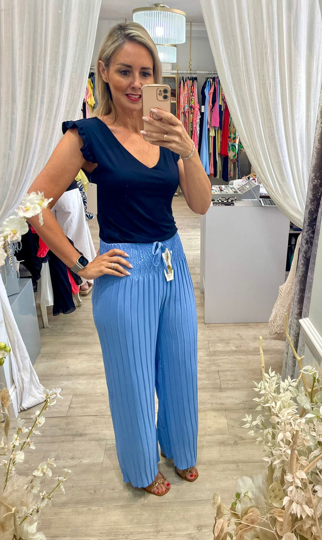 Frill Shoulder Zara Top