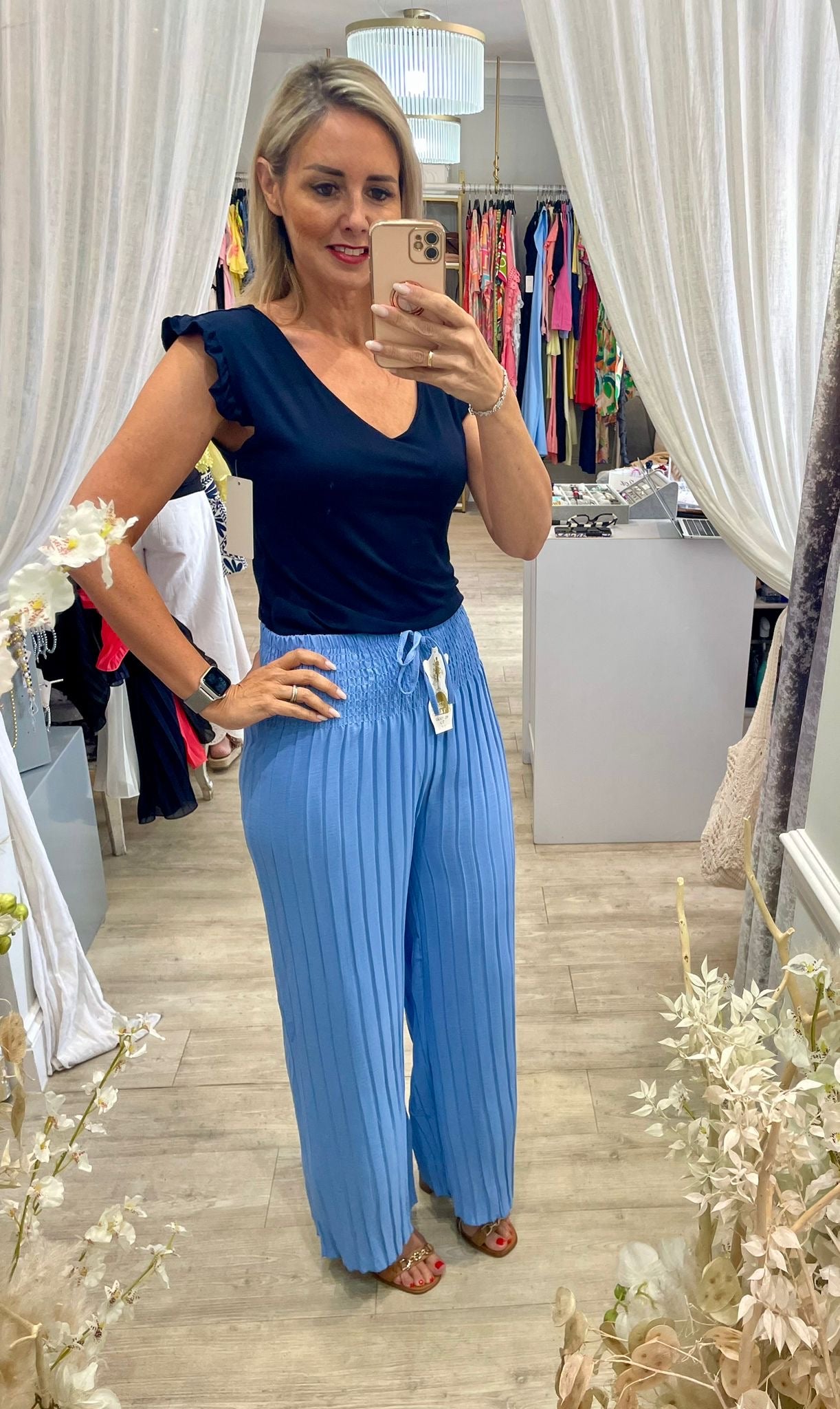 Frill Shoulder Zara Top