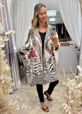 Printed Duster Coat
