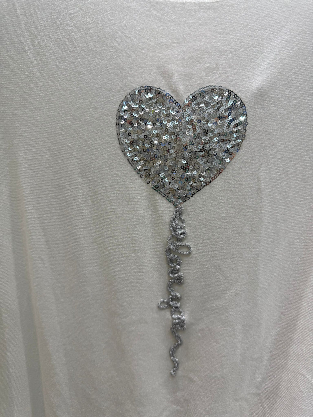 Heart Balloon Fine Knit Top