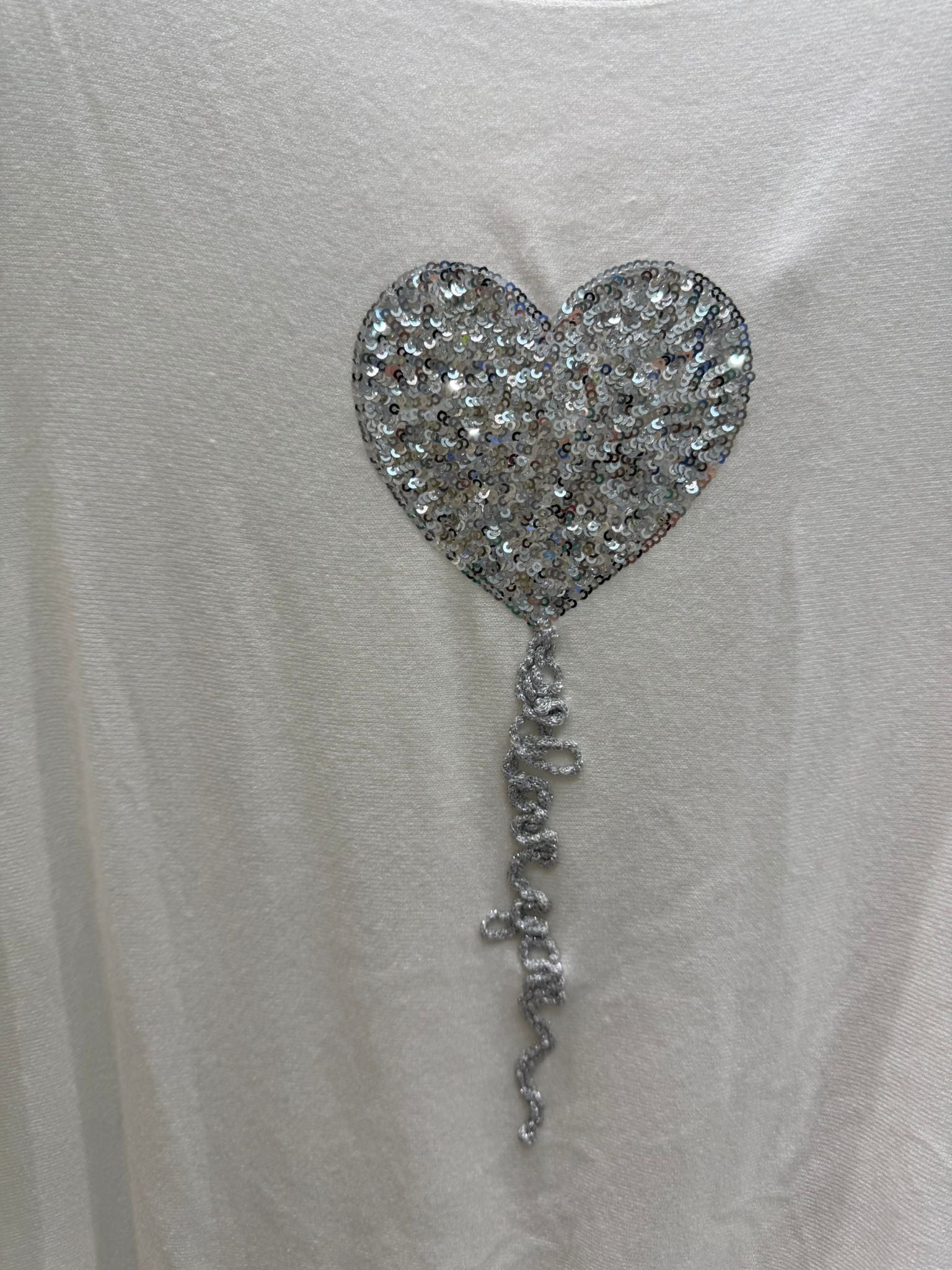 Heart Balloon Fine Knit Top