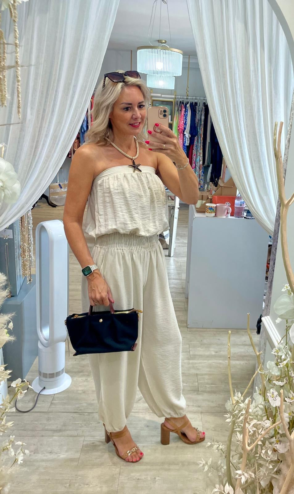 Saffron Bandeau Jumpsuit