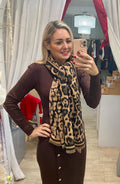 Animal Print Soft Scarf