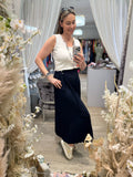 Wrap Around Pleated Skirt