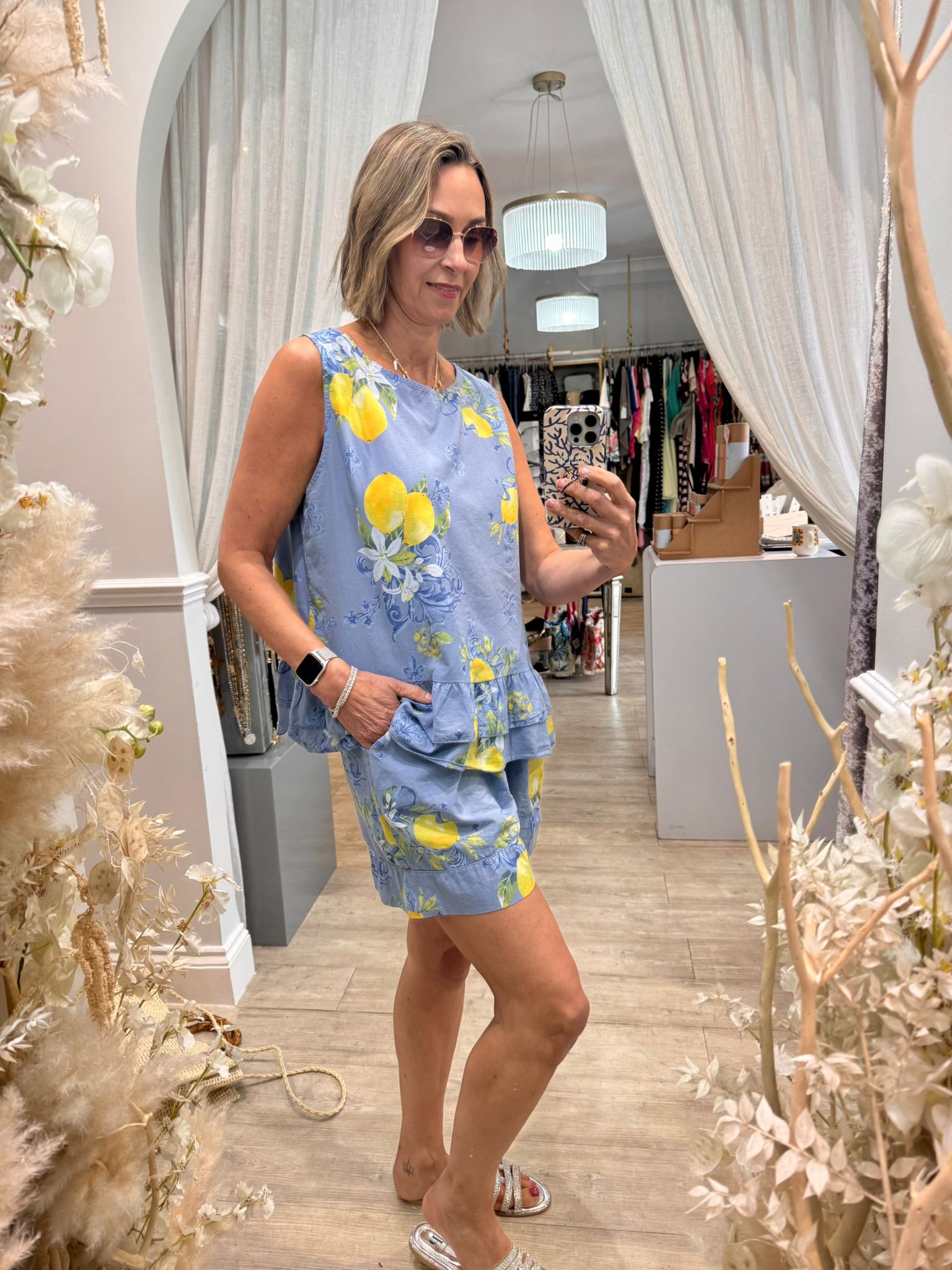 Lemons Short Set