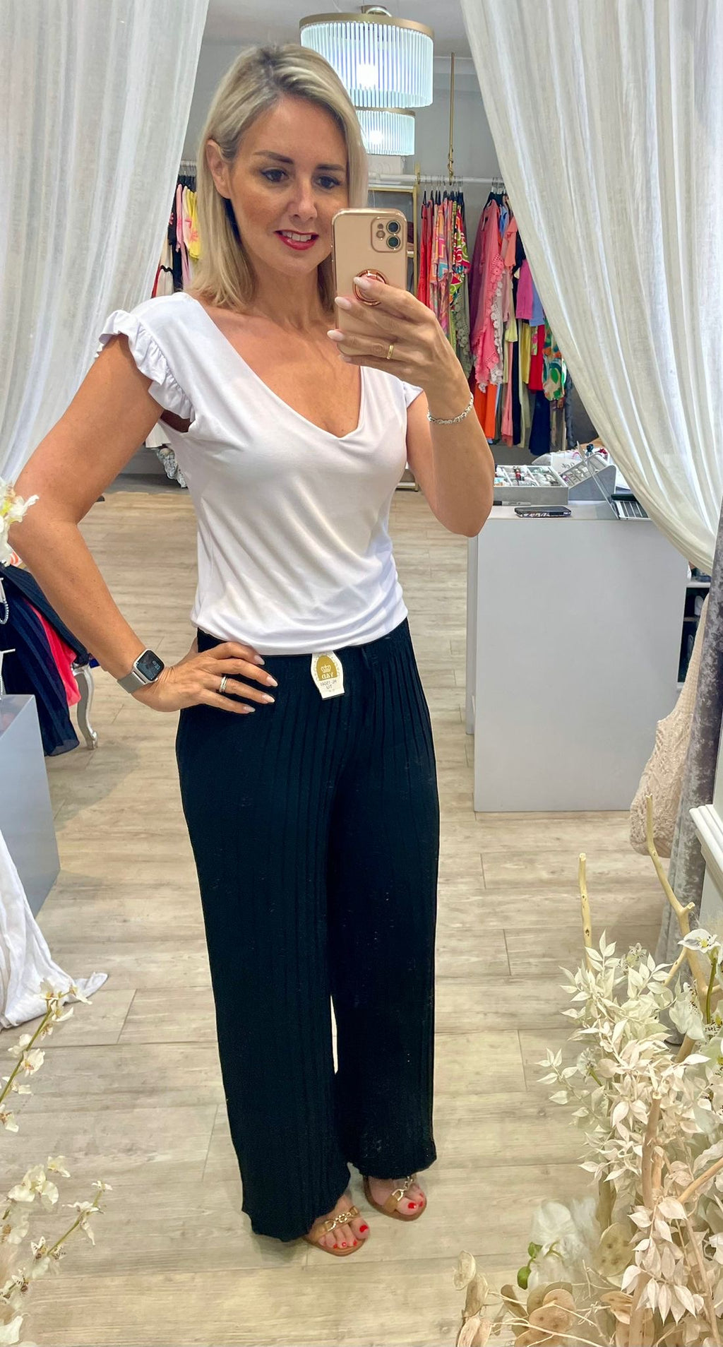 Frill Shoulder Zara Top