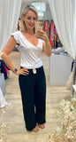 Frill Shoulder Zara Top