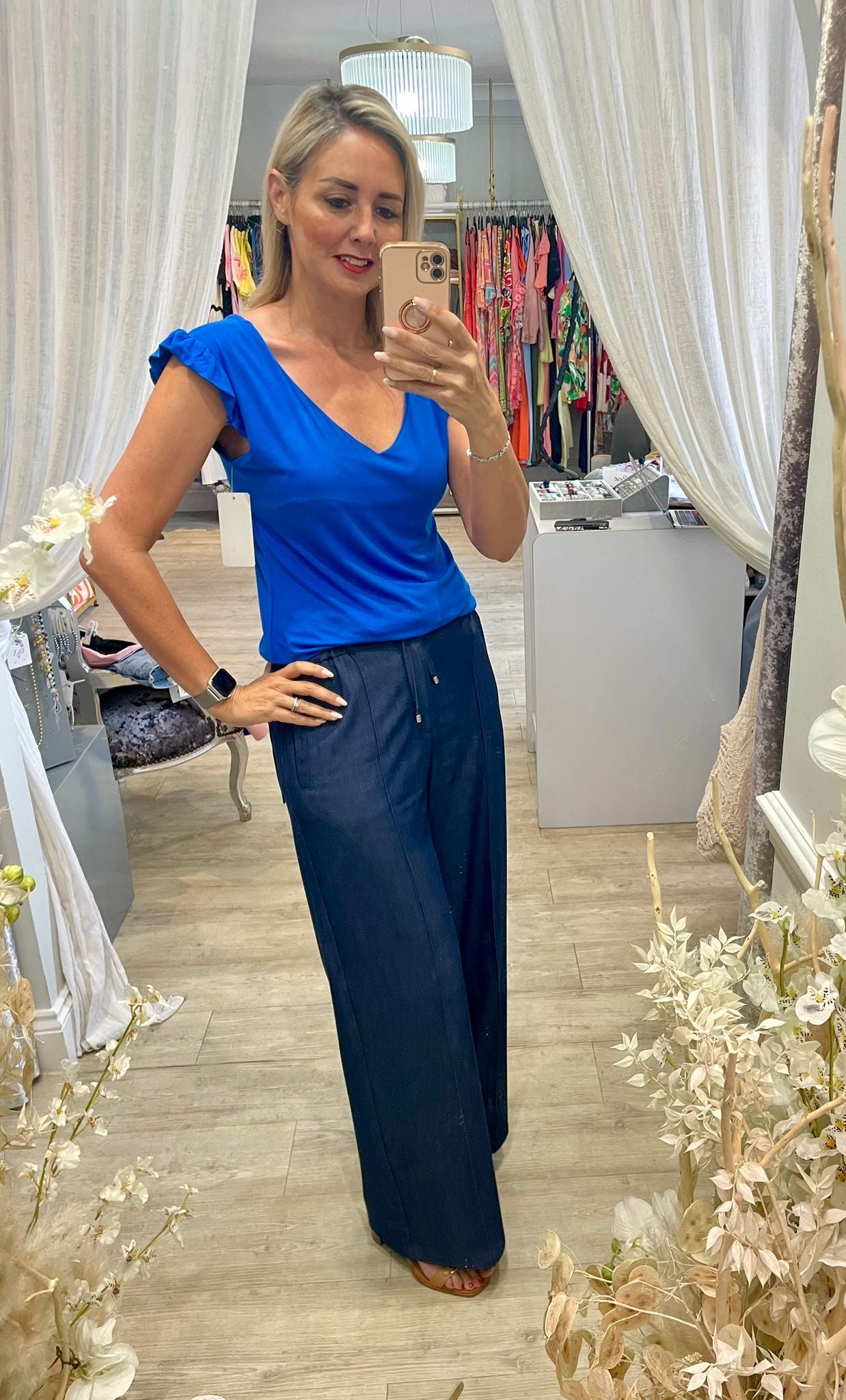 Frill Shoulder Zara Top