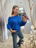 Ribbed Batwing Jumper
