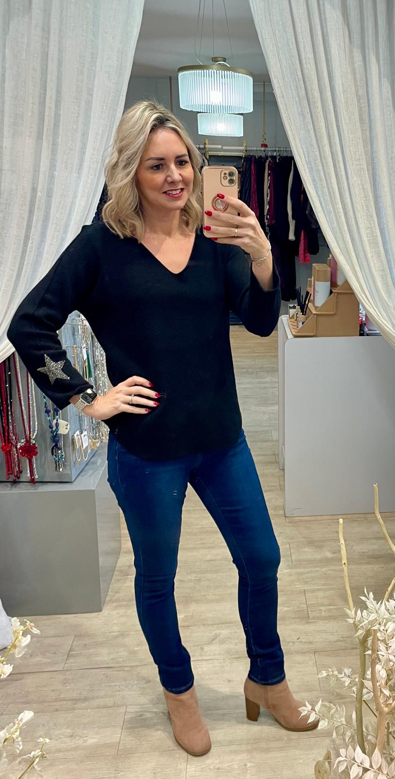 Glitter Star Jumper