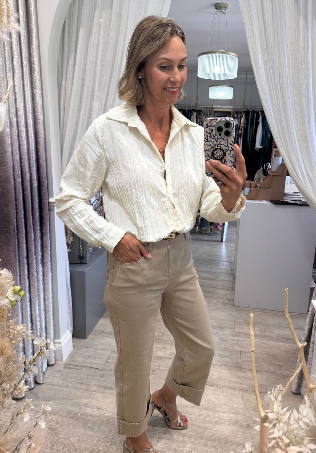 Genevieve Crinkle Shirt