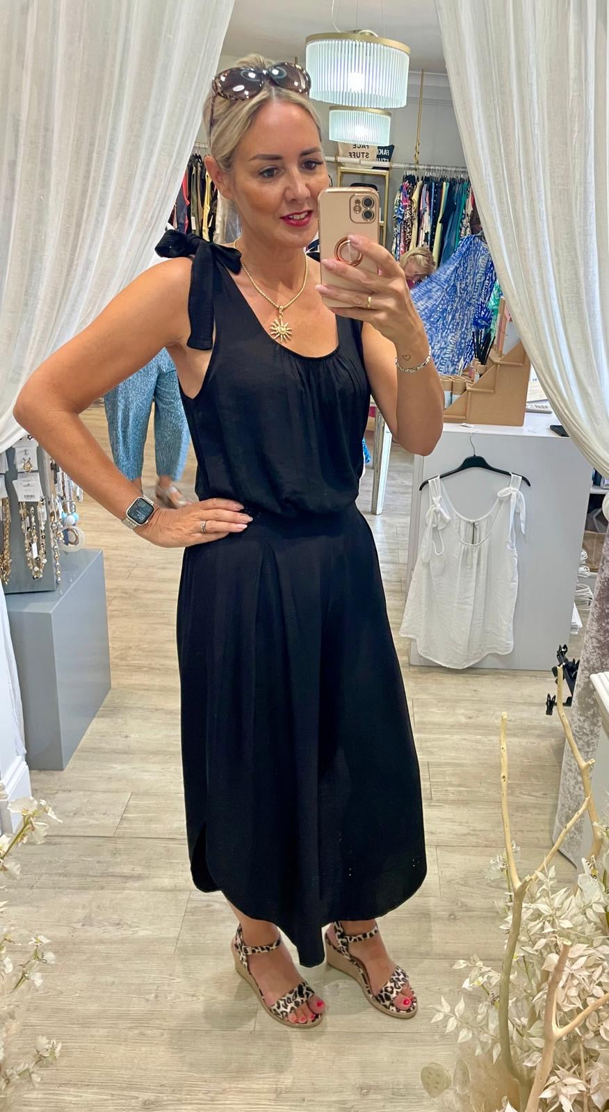 Dana Tie Shoulder Top