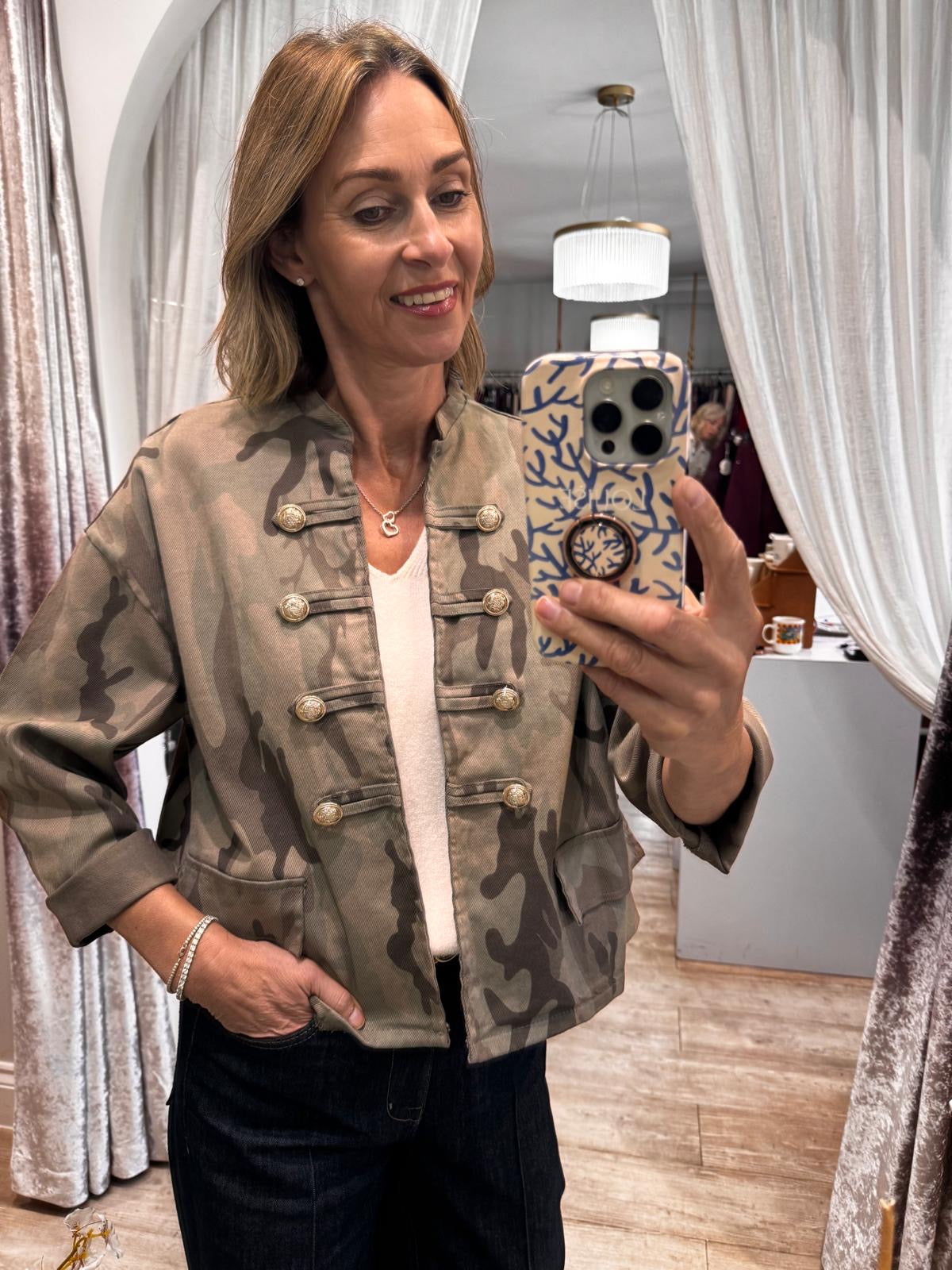 Camo Military Jacket