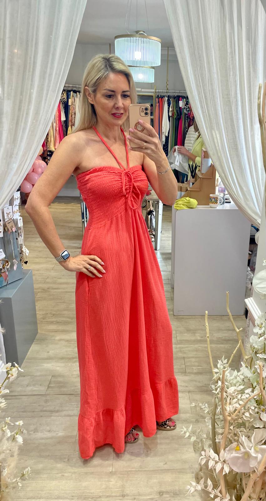 Cheesecloth Bandeau Dress