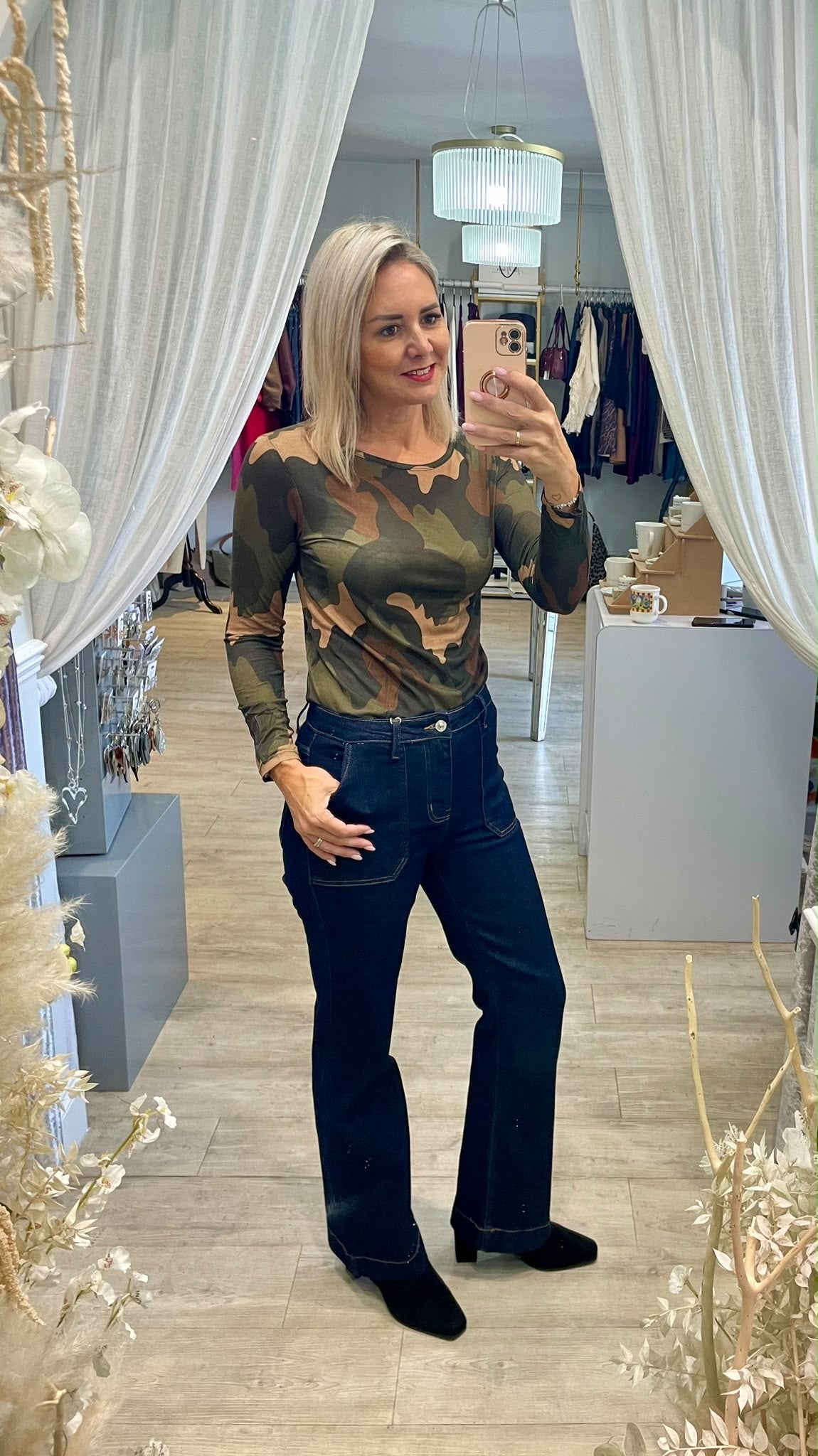 Cashmere Blend Layering Top