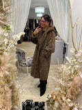 Luxury Faux Fur Hooded Coat 01
