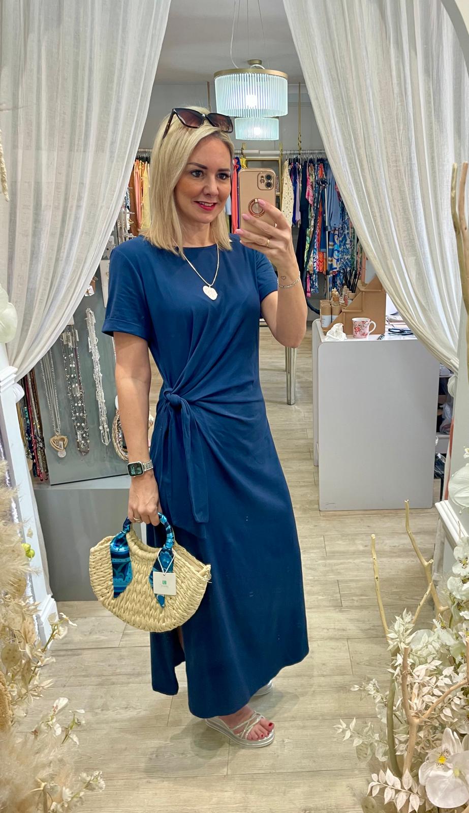 Knotted Jersey Dress