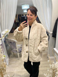 Luxury Faux Fur Shorter Coat - 08
