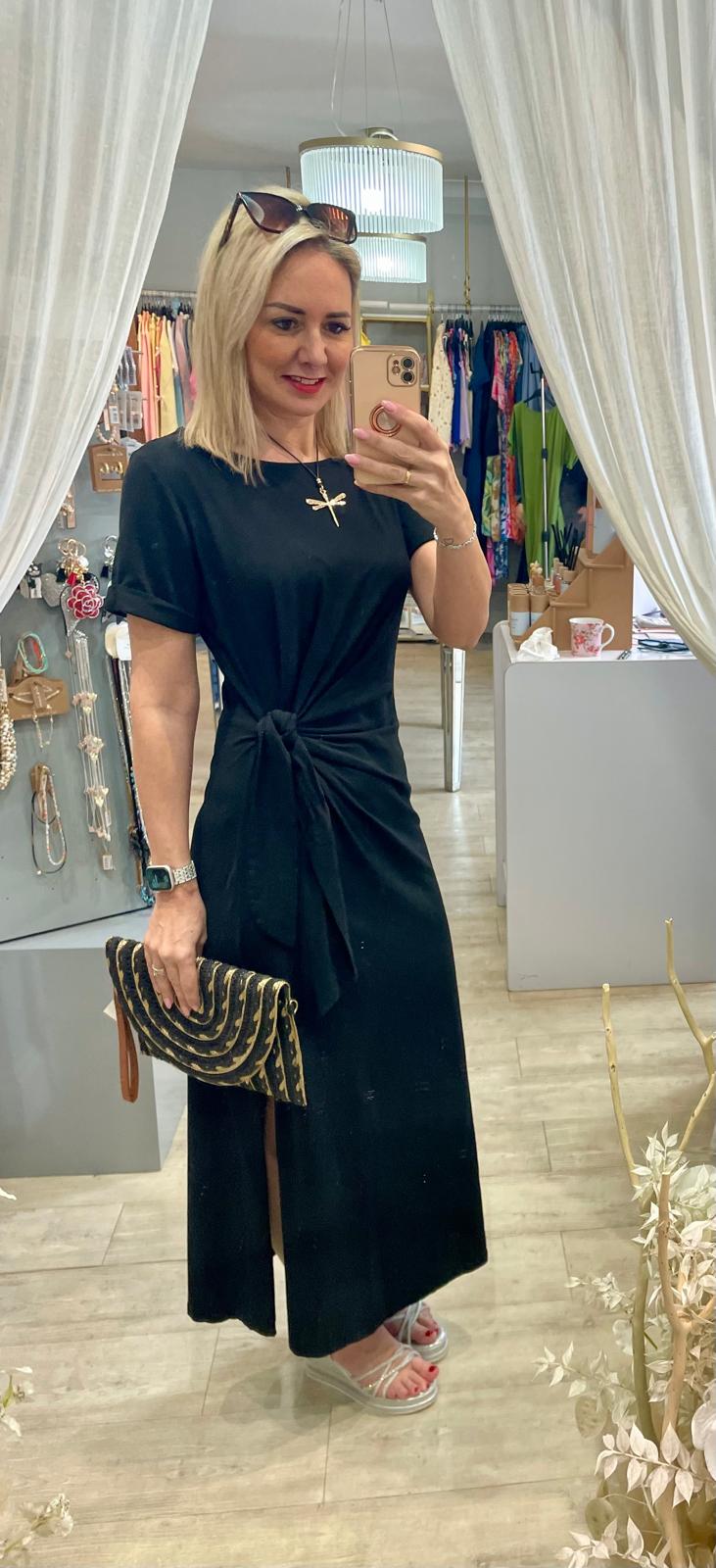 Knotted Jersey Dress