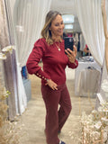 Button Sleeve jumper