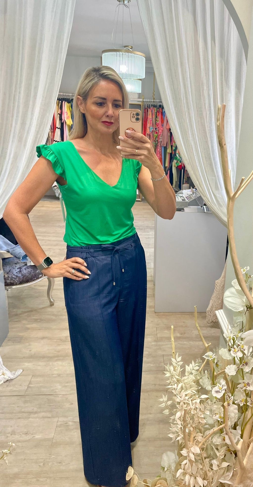 Frill Shoulder Zara Top