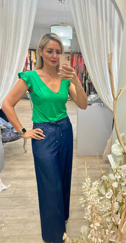 Frill Shoulder Zara Top