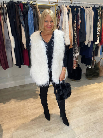 Shaggy Faux Fur Gillet