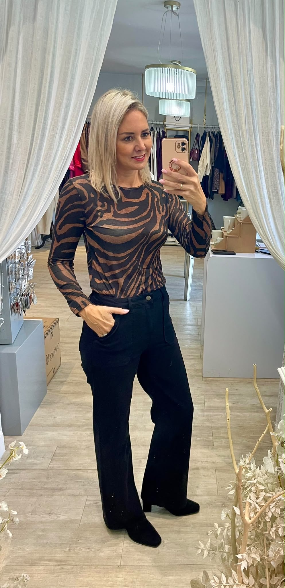 Cashmere Blend Layering Top
