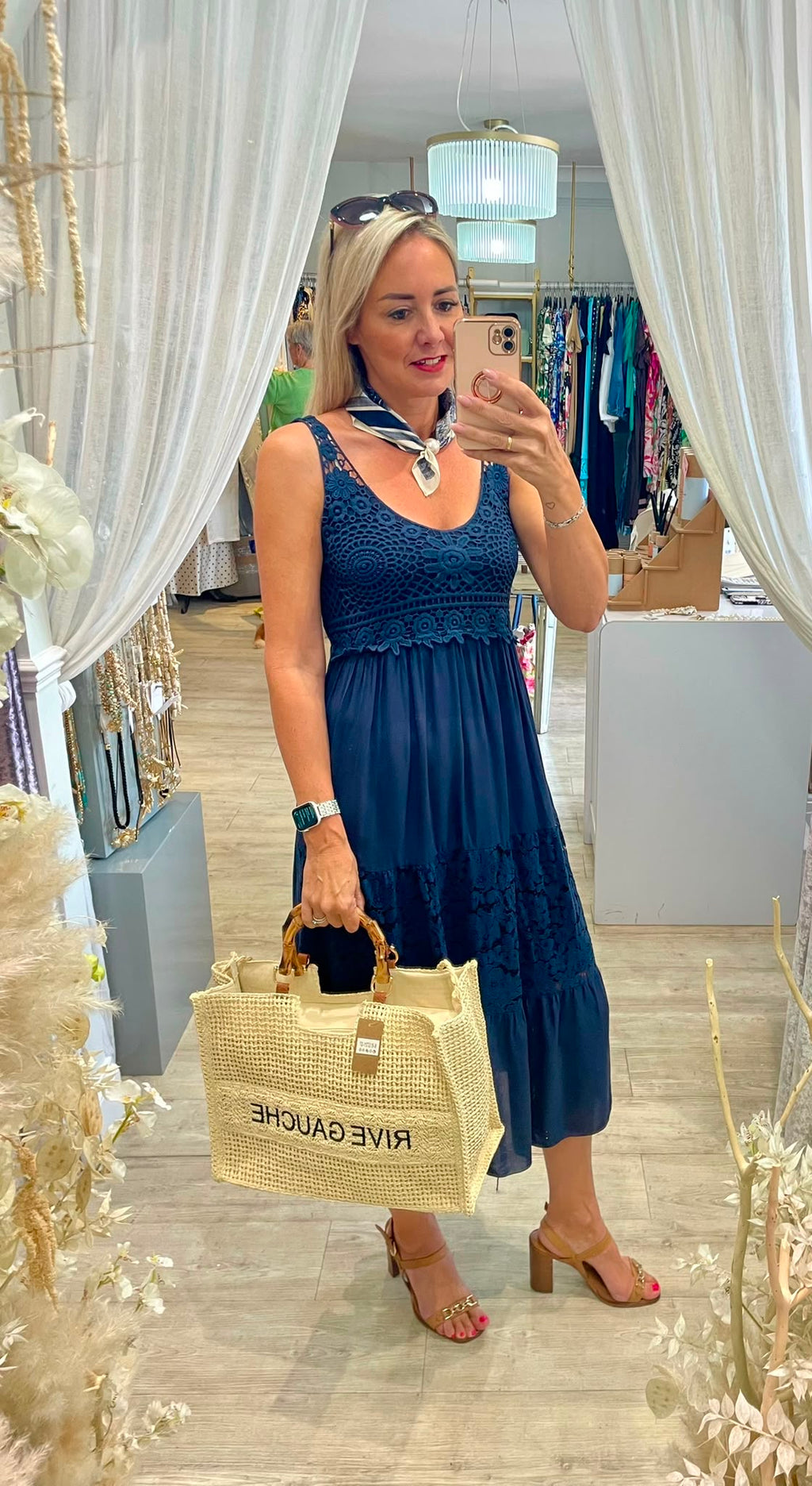 Lucia Crochet Dress