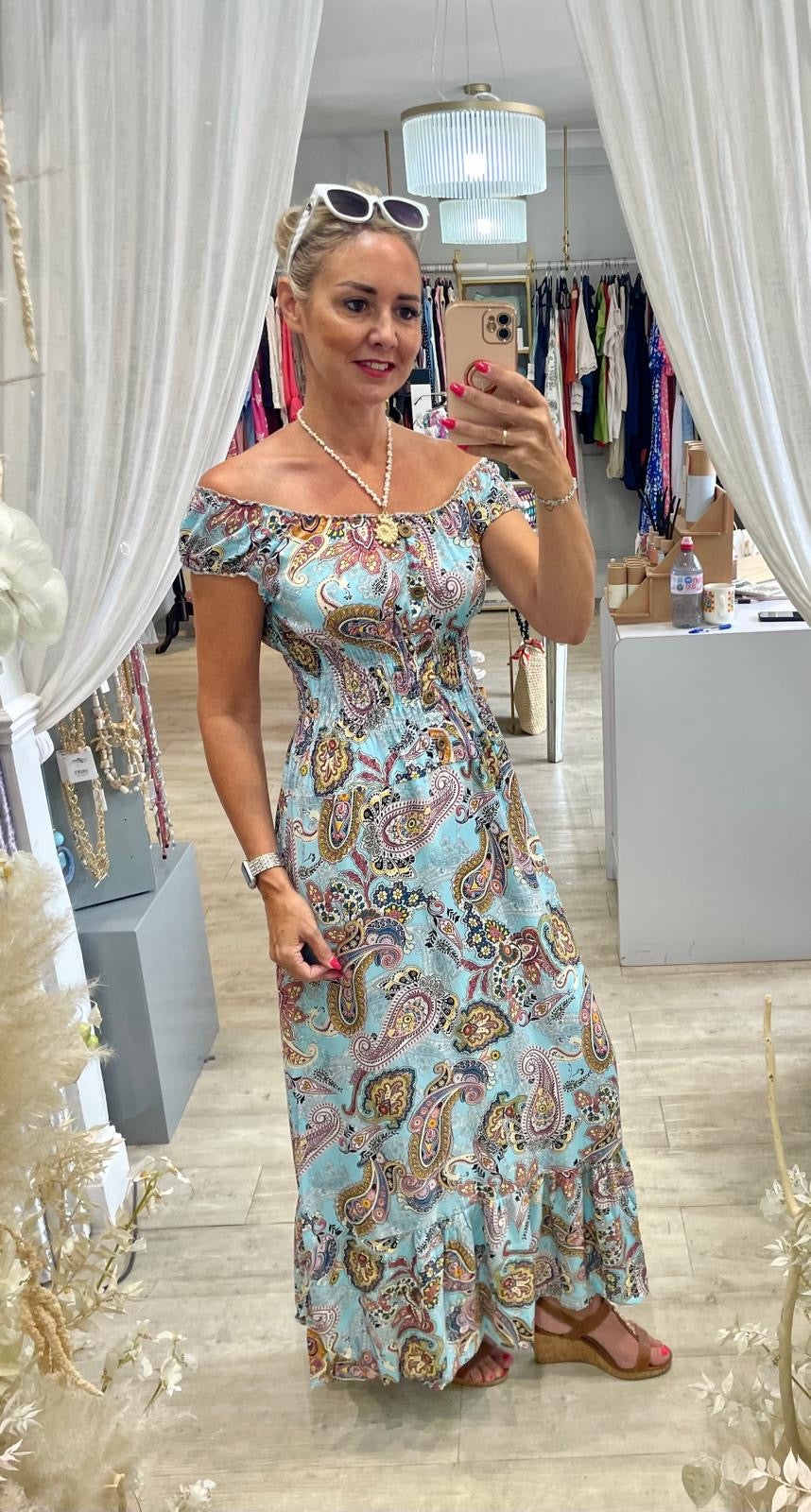 Annabelle Paisley Dress