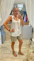 Dana Tie Shoulder Top