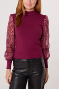 Leslie Sheer Sleeve Top