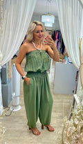 Saffron Bandeau Jumpsuit