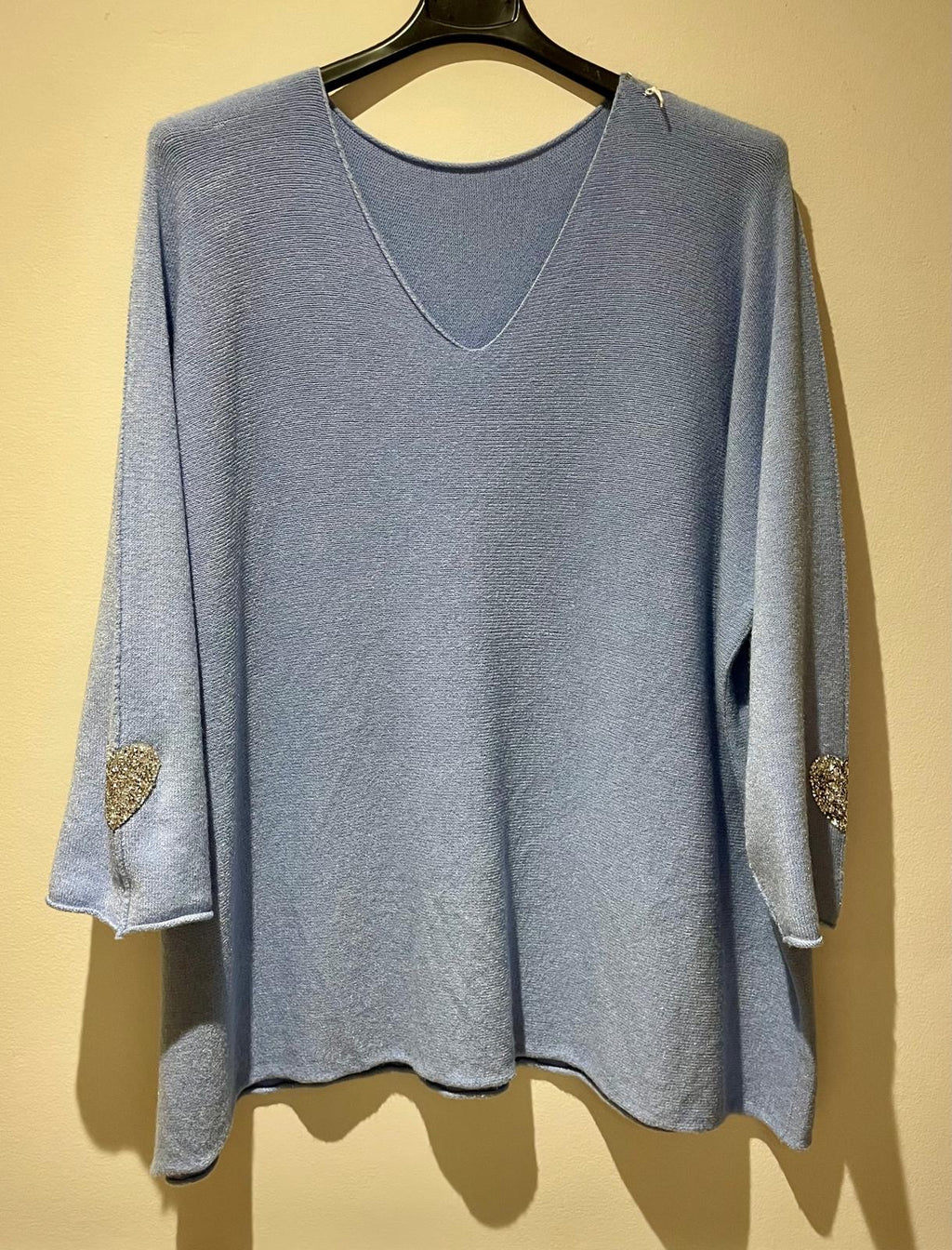 Glitter Heart Jumper