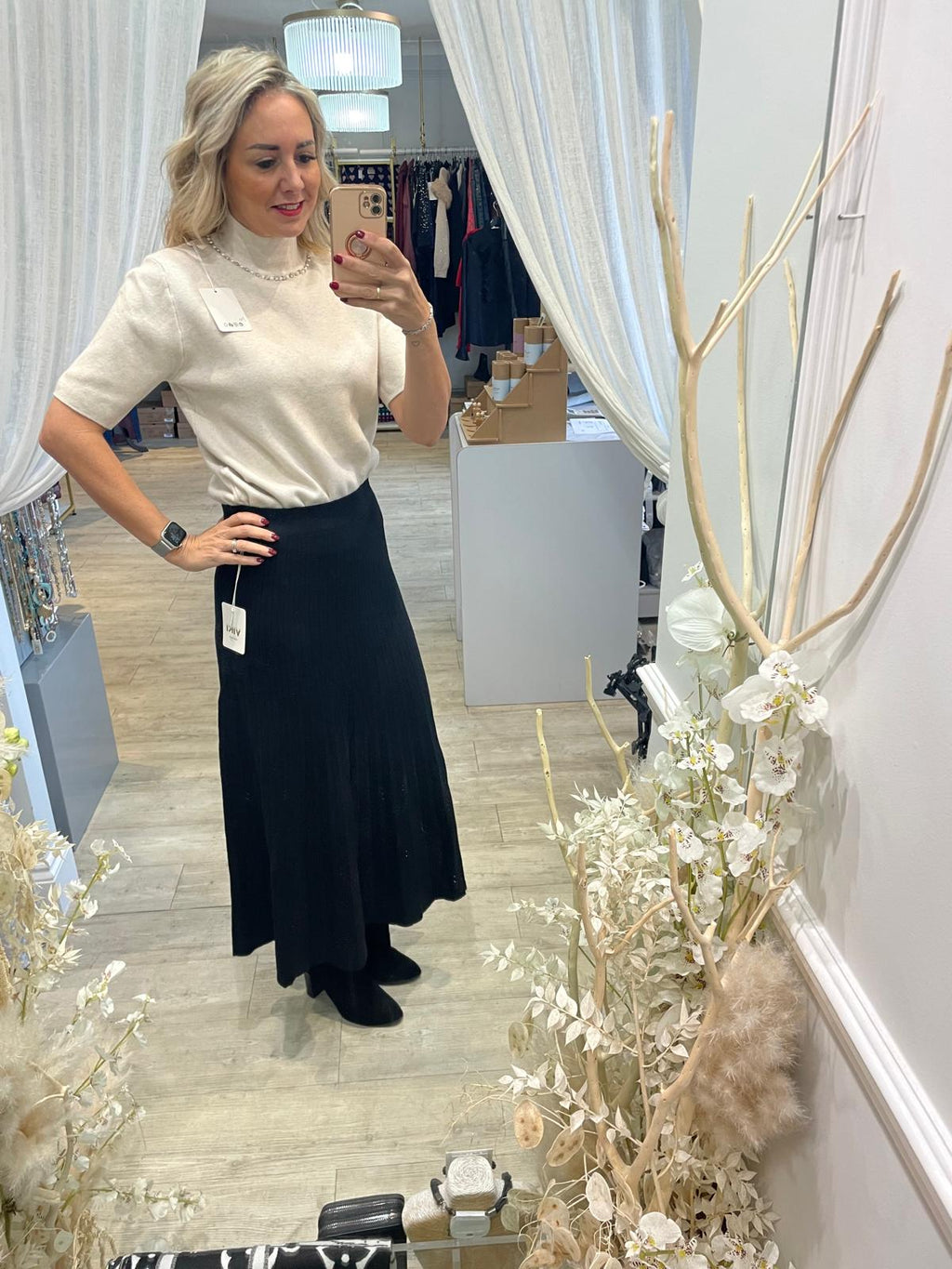 Leslie Pleated Skirt