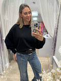 Ribbed Batwing Jumper