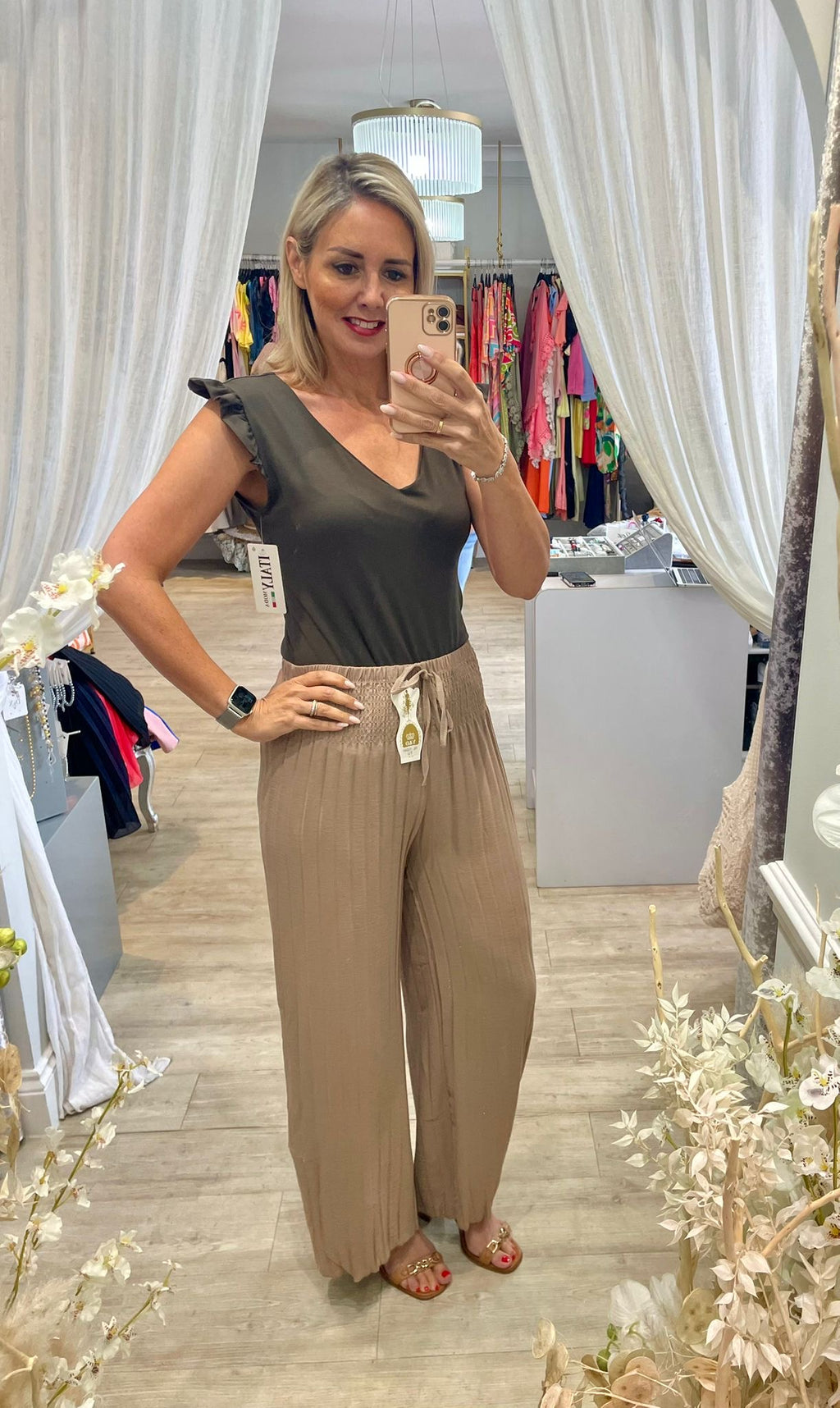 Frill Shoulder Zara Top