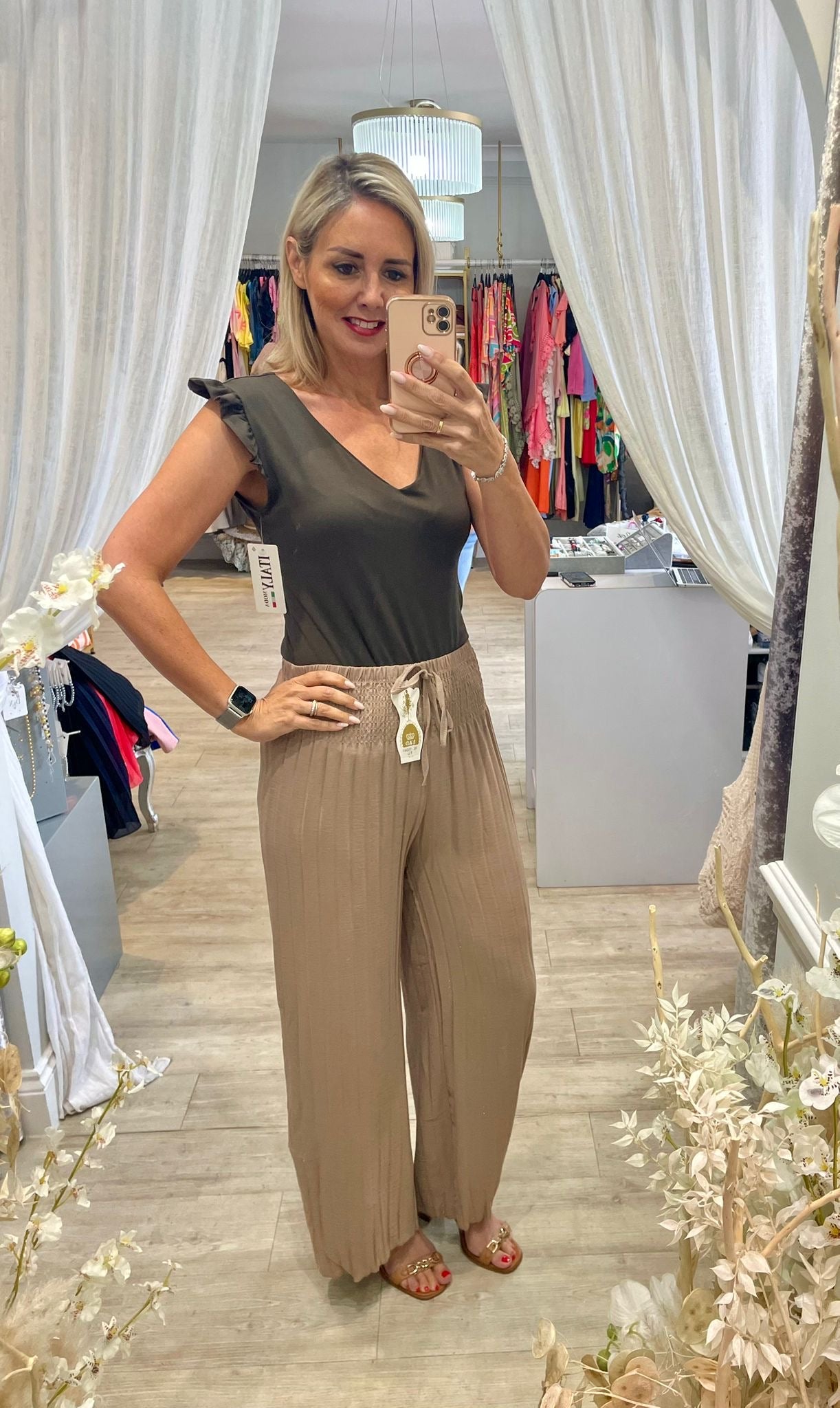 Frill Shoulder Zara Top