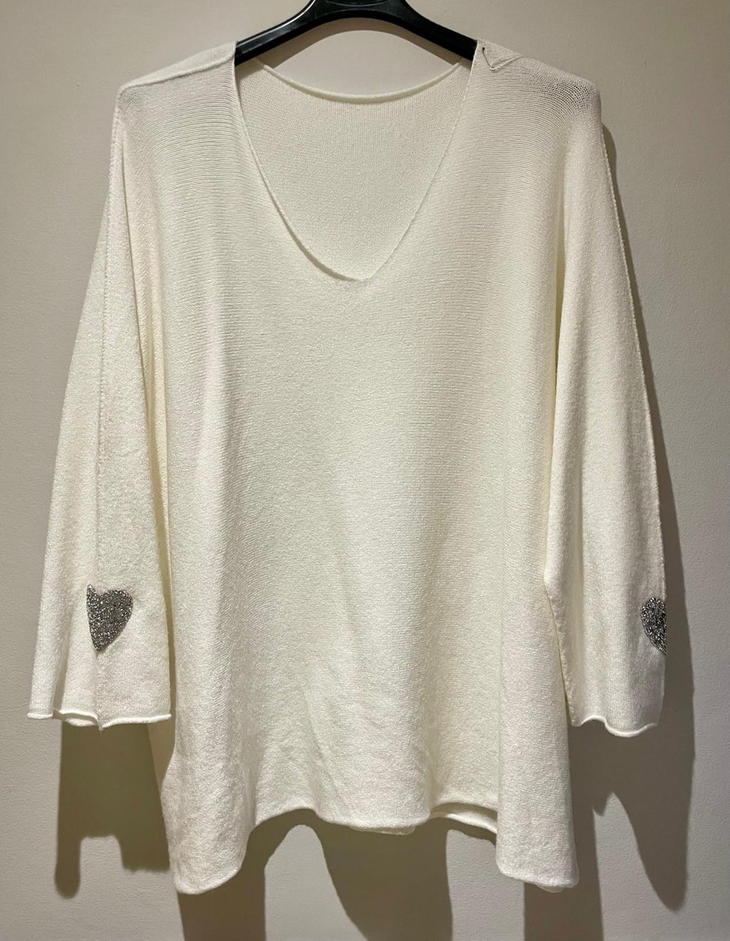 Glitter Heart Jumper