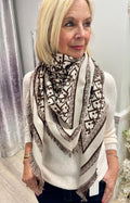 Reversible Triangle Logo Scarf