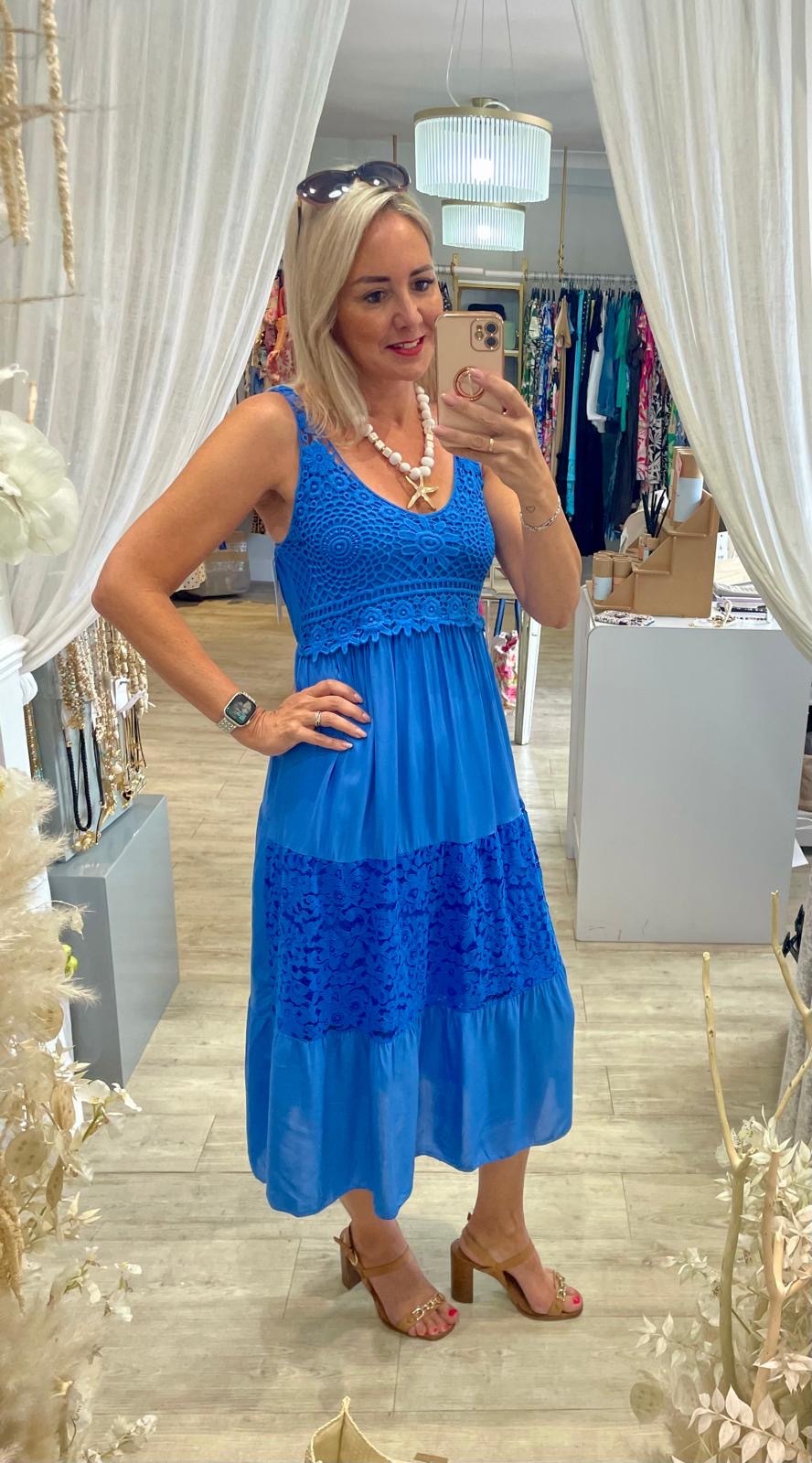 Lucia Crochet Dress