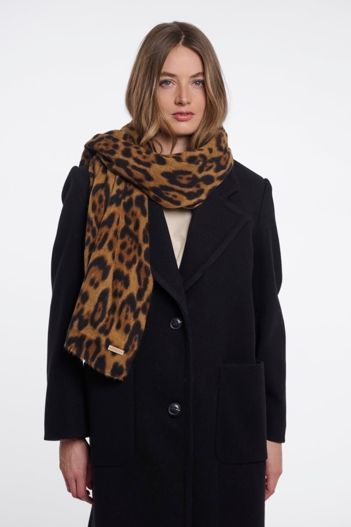 Hutton Leopard Scarf