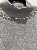 Pearl & Crystal Necklace Jumper
