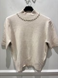 Pearl & Crystal Necklace Jumper