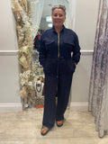 Zip Up Leisure Suit