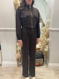 Zip Up Leisure Suit