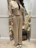 Zip Up Leisure Suit