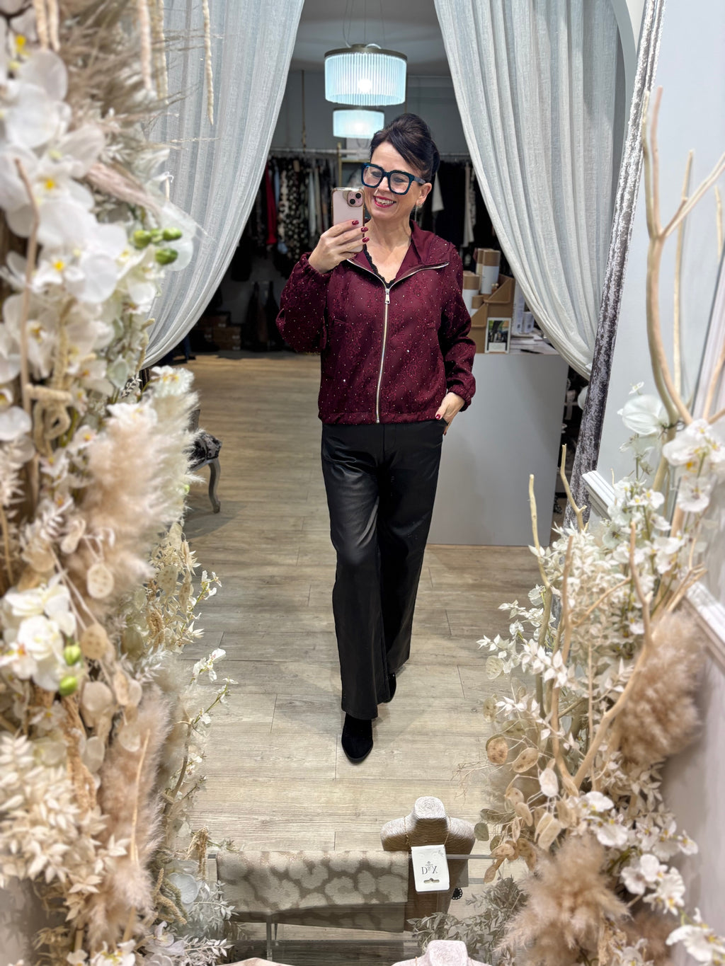 PU Straight Leg Joggers